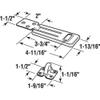 Prime-Line MP5054 Safety Hasp, 4-1/2 In., Steel Construction, Zinc Plated Finish (Single Pack) view 2