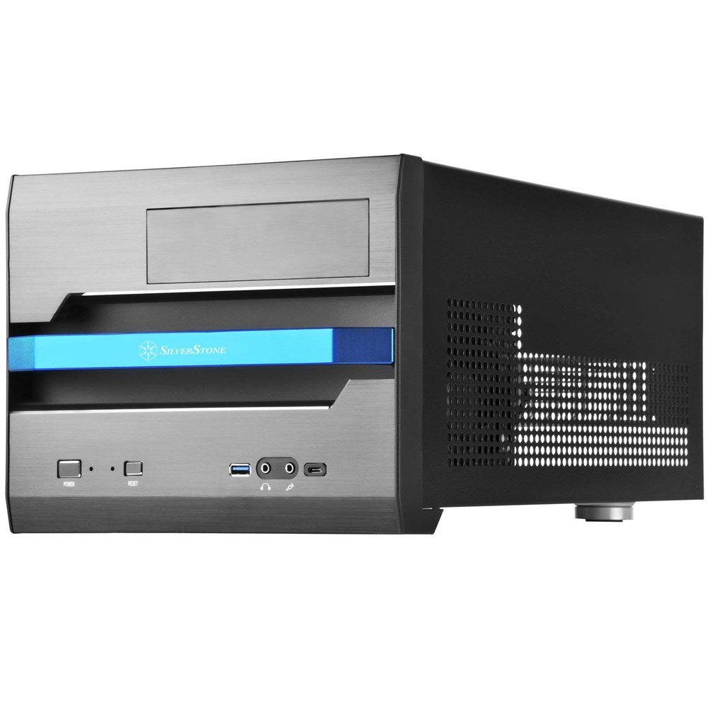 SilverStone Technology SST-SG12B-V2 Micro-ATX Small Form Factor with Aluminum Front Panel Cases