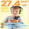 Dr.meter Kids Ear Protection Ear Muffs, Noise Cancelling Headphones EM100 view 2