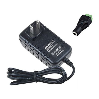 ABLEGRID Global Screw Terminals Adapter CCTV Security Camera AC Adapter Power Cord DIY 12V 1A (Positive Inside) with OD: 5.5mm Barrel Plug Tip + Screw Terminals for DIY Connecting