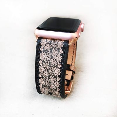 Apple Watch Band 38mm 40mm 42mm 44mm,Series 4 Series 3 Series 2 Series 1,Hand-Stitched Handmade Apple Watch Leather