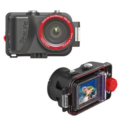 SeaLife ReefMaster RM-4K Underwater Action Camera with 4K Video and 14mp Still Images, Underwater Scene Modes, Wide Angle Lens, Waterproof to 40M/130