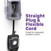 Fosmon 24 Hour Outdoor Timer Outlet Waterproof, Mechanical Timer, 1 Outlet view 4