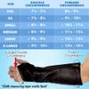 Arm Chaps Leather Protective Sleeves Arm Guard - Prevent Cuts, Scratches & Bruises - Genuine Cowhide - Ideal for Gardening & Construction - Left & Right Form-Fitting. Black (1 Pair/XX-Small). view 2