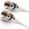 PHAT SATELLITE 165ft Plenum RG6 COAXIAL Cable 3Ghz 75 Ohm UL ETL Belden PPC Plenum Compression Connector Commercial Rated Anti-Static Non-Toxic SMOKELESS Certified Cable Assembled in USA INTL view 1