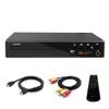 LP-099 Multi Region Code Zone Free PAL/NTSC HD DVD Player CD Player with HDMI AV Output & Remote & USB Input & MIC Input - Compact Design (Black) view 1
