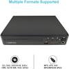 LP-099 Multi Region Code Zone Free PAL/NTSC HD DVD Player CD Player with HDMI AV Output & Remote & USB Input & MIC Input - Compact Design (Black) view 4