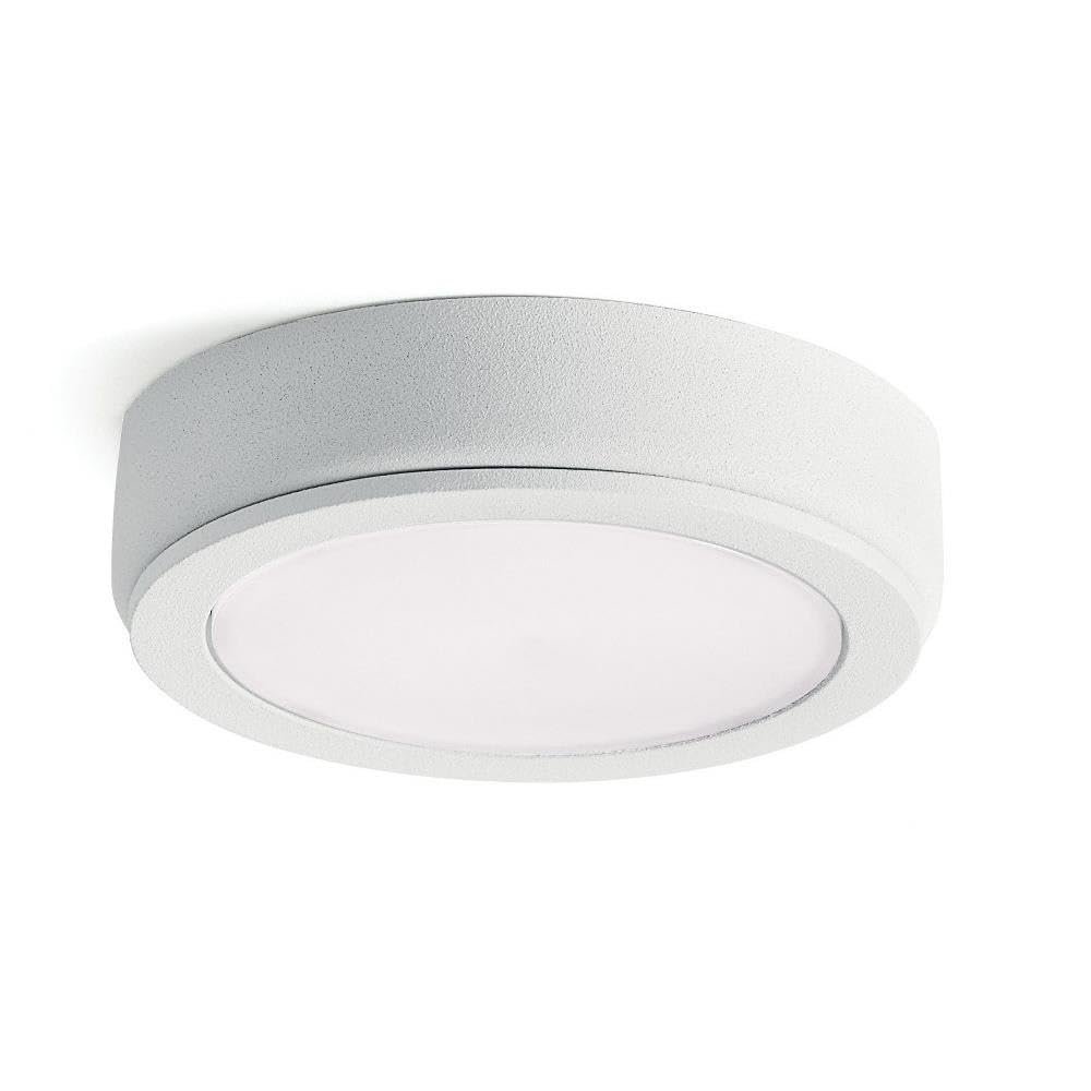 4D12V27 4D 12 Volt LED Under Cabinet Puck Light - 2700K, Textured White