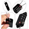 TSA Lock Security 3 Digit Combination Suitcase Luggage Bag Code Lock Padlock (Black-4-Pack) view 2