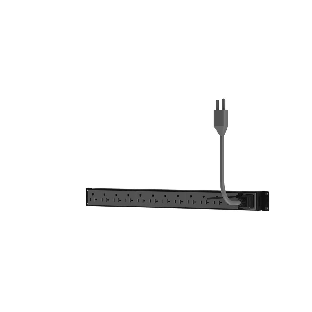 Panduit PC14C13GY10 Power Cord, IEC C14 to IEC C13, 10 Amp, 250 VAC, 10', Gray