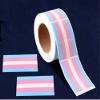 Transgender Pride Stickers on a Roll - Rectangle Shaped (250 Stickers) - Support LGBT Causes view 2