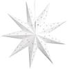 9 Pointed White Paper Star Light with 12 Foot Power Cord Included view 1