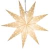 9 Pointed White Paper Star Light with 12 Foot Power Cord Included view 2