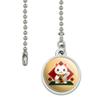 GRAPHICS & MORE Cute Lucky Cat Maneki-Neko Ceiling Fan and Light Pull Chain view 2