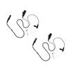 Arrowmax 2 Pack ASK4032-AX Earpiece w/Mic Compatible with Motorola Radio R5 XPR 3300e XPR3500 XPR3300 XPR3300e XPR3500e XPR3300 XPR3500 2-Wire Surveillance Headset view 1