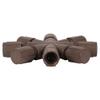 Vickerman Single Mold LED Set Brown Coaxial 8-Way Splitter, 2/Bag, CSA/us Listed view 4