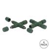 Vickerman Single Mold LED Set Green Coaxial X Splitter 6/Bag, CSA/us Listed. view 2