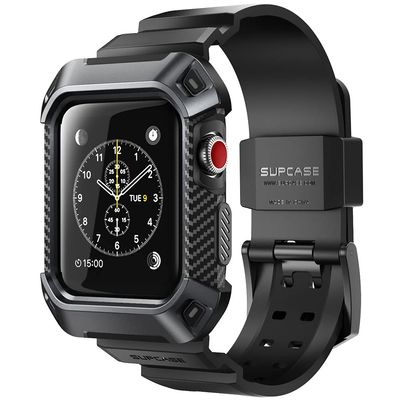 SUPCASE for Apple Watch 3/2/1 Case with Band 42mm, Black