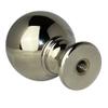 Royal Designs, Inc. F-104SL-2 Large Ball Lamp Finial for Lamp Shade, 2 Inch, Polished Silver, Set of 2 view 2