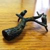 Royal Designs, Inc. Small Birds in Tree Lamp Finial, Antique Brass, Decorative Replacement Finial for Table or Floor Lamps, 2-Pack view 2