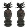 Royal Designs Vintage Pineapple 2.5" Lamp Finial for Lamp Shade, Antique Brass - Set of 2 view 1