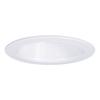 Halo 4013WB Recessed Self-Flanged White Trim with White Baffle, 4" view 1