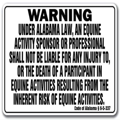 Alabama Equine [3 Pack] of Vinyl Decal Stickers | 3.3" X 5" |Indoor/Outdoor | Funny Decoration for Laptop, Car, Garage, Bedroom, Offices | SignMission