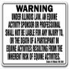 Illinois Equine [3 Pack] of Vinyl Decal Stickers | 3.3" X 5" |Indoor/Outdoor | Funny Decoration for Laptop, Car, Garage, Bedroom, Offices | SignMission view 1