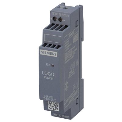 6EP3330-6SB00-0AY0 | SIEMENS Logo!Power 24 V / 0.6 A STABILIZED Power Supply Input: 100-240 V AC Output: DC 24 V / 0.6 A
