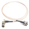 1 Foot HD-SDI RG179 BNC Male to Right Angle BNC Male (75 Ohm) Cable for BMCC BMPC Hyperdeck Cameras by Custom Cable Connection view 2