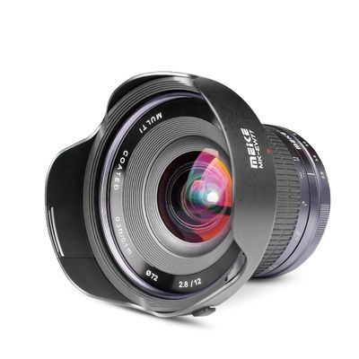 Meike 12mm F/2.8 Ultra Wide Angle Manual Foucs Prime Lens for Canon EOS-M Mount APS-C Mirrorless Cameras