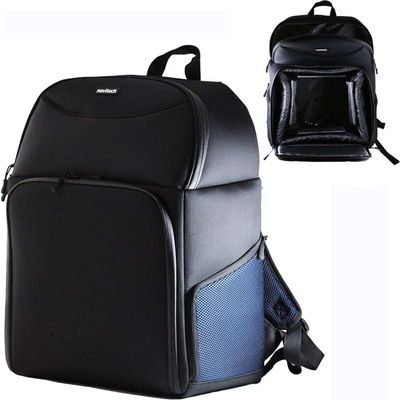Navitech Portable Rugged Black & Blue Backpack/Rucksack Carry Case Compatible with The ASUS GR8 II-T069Z VR Ready Mini PC