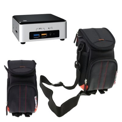 Navitech Black Mini PC Case/Bag Compatible With Plater Z83-II Mini PC