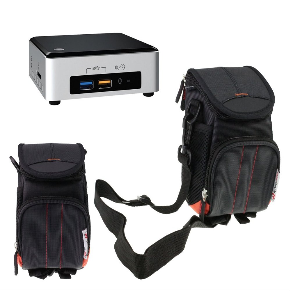Navitech Black Mini PC Case/Bag Compatible With Plater Z83-II Mini PC