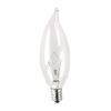 Bulbrite 861253 15 w Dimmable Ca8 Shape Krypton Bulb (E12) Base with Candelabra Screw, 20 Packclear view 1
