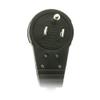 ACL 15 Feet Surge Protector, Flat Rotating Plug, 6 Outlet, Black Horizontal Outlets, Plastic, Power Cord, 10 Pack view 2