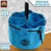 Graintex 18 Pockets Grab Bag Rip-stop Canvas Drawstring Closure, Small Part Organizer Pouch, Small Tools, Screws, Parts, Parachute Tool Bag for Efficient Storage - Royal Blue view 3