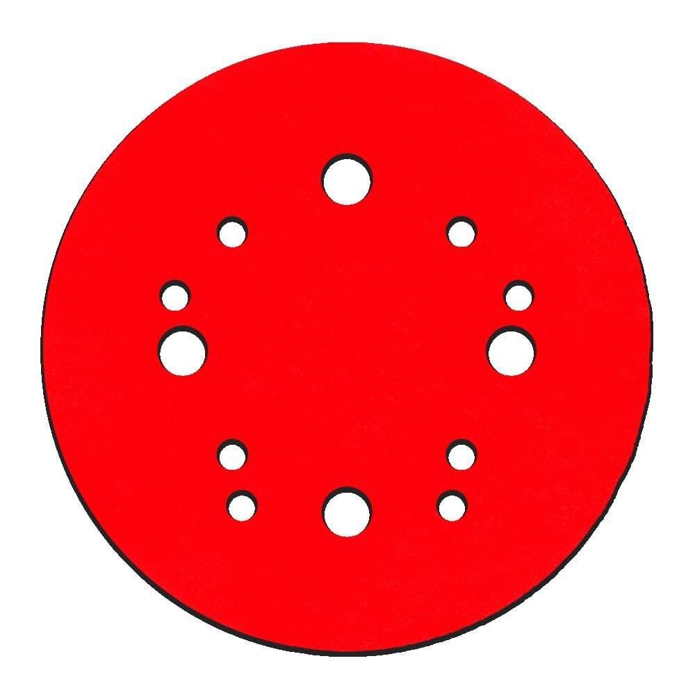 Diablo Hook and Lock ROS Sanding Discs for Solid Surface, Wood, Metal and Plastics - 5", 180 Grit, Fine, Ceramic Blend, 15-Pack - DCD050180H15G