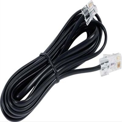 Connect It 20-025BK Black 25ft Modular Line Phone Cord