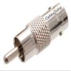 CablesOnline 2-Pack BNC Female to RCA Male 75ohm Coaxial Metal Adapter, AV-A01-2 view 4
