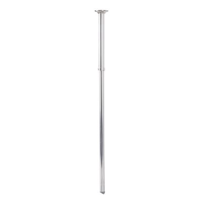 Utopia Alley Rustproof Wall Mounted L-Shaped Corner Rod | Vertical Ceiling Support Bar for Shower Curtain Rod, Includes Flange and Eyeloop, Ideal for Connecting Shower Rod, Chrome