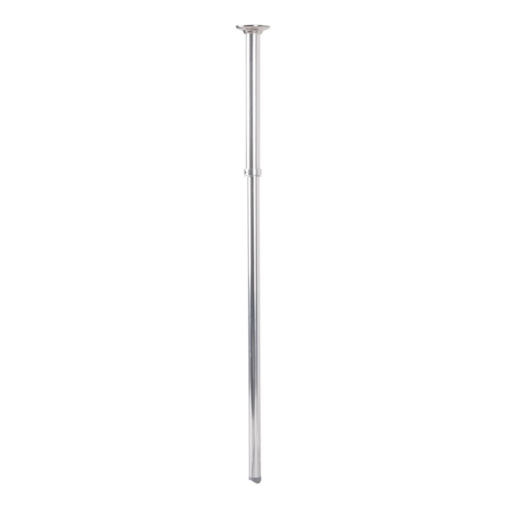 Utopia Alley Rustproof Wall Mounted L-Shaped Corner Rod | Vertical Ceiling Support Bar for Shower Curtain Rod, Includes Flange and Eyeloop, Ideal for Connecting Shower Rod, Chrome
