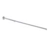 Utopia Alley Rustproof Wall Mounted L-Shaped Corner Rod | Vertical Ceiling Support Bar for Shower Curtain Rod, Includes Flange and Eyeloop, Ideal for Connecting Shower Rod, Chrome view 2