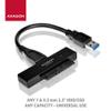 AXAGON Compatible ADSA-1S6 SLIMPort6 Adapter, USB 3.0, 2,5" SSD/HDD, SATA 6G - mit Case view 2
