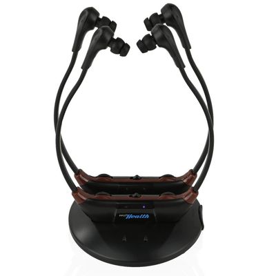 Pyle Upgraded Version Dual Wireless Amplifier, Wireless TV Listening Speakers, Amplifier Headset, TV Audio Assist, TV Sound System Wireless, Wireless Headset, TV Bluetooth Headset, 2 Headsets, 2.4G