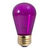 (PACK OF 200) 11W S14 SIGN TRANSPARENT PURPLE E26 130V LIGHT BULBS view 1
