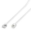 Conext Link RJ11 6P4C Modular Telephone Extension Cable Phone Cord Line Wire (25 Feet, White) 33210 view 1