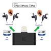KOKKIA i10L_aptX_Plus_2MarathonS : Digital i10L_aptX Bluetooth Splitter Transmitter for iPhone, iPad, iPod Touch with Lightning Connector Plus 2 Tiny Marathons aptX Bluetooth Stereo Headsets. view 2