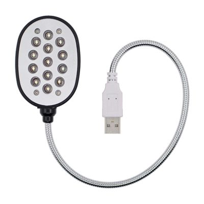 BlueSea USB LED Lights, 13 Lights, Simple USB Lamp, Daylight Color, Black