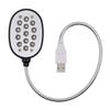 BlueSea USB LED Lights, 13 Lights, Simple USB Lamp, Daylight Color, Black